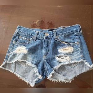 Rag & Bone Distress Shorts 24